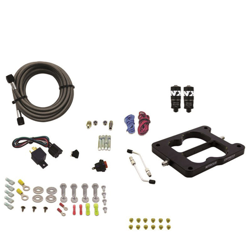 Nitrous Express Q-Jet/Holley Spread Bore Hitman Nitrous Kit (100-200HP) w/o Bottle, product view 3
