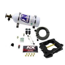 Load image into Gallery viewer, Nitrous Express Q-Jet/Holley Spread Bore Hitman Nitrous Kit (100-150-200HP) w/5lb Bottle, product view 1