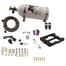 Load image into Gallery viewer, Nitrous Express Q-Jet/Holley Spread Bore Hitman Nitrous Kit (100-150-200HP) w/10lb Bottle, product view 1