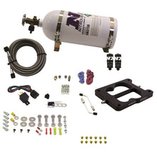 Load image into Gallery viewer, Nitrous Express Q-Jet/Holley Spread Bore Hitman Nitrous Kit (100-150-200HP) w/10lb Bottle, product view 2