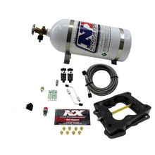 Load image into Gallery viewer, Nitrous Express Q-Jet/Holley Spread Bore Hitman Nitrous Kit (100-150-200HP) w/10lb Bottle, product view 3