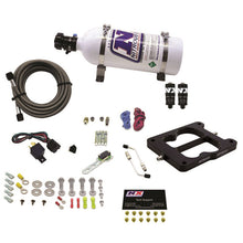 Load image into Gallery viewer, Nitrous Express Q-Jet/Holley Spread Bore Hitman Plus Nitrous Kit (50-200HP) w/5lb Bottle, product view 1