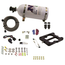 Load image into Gallery viewer, Nitrous Express Q-Jet/Holley Spread Bore Hitman Plus Nitrous Kit (50-200HP) w/10lb Bottle, product view 2