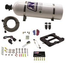 Load image into Gallery viewer, Nitrous Express Q-Jet/Holley Spread Bore Hitman Plus Nitrous Kit (50-200HP) w/15lb Bottle, product view 5