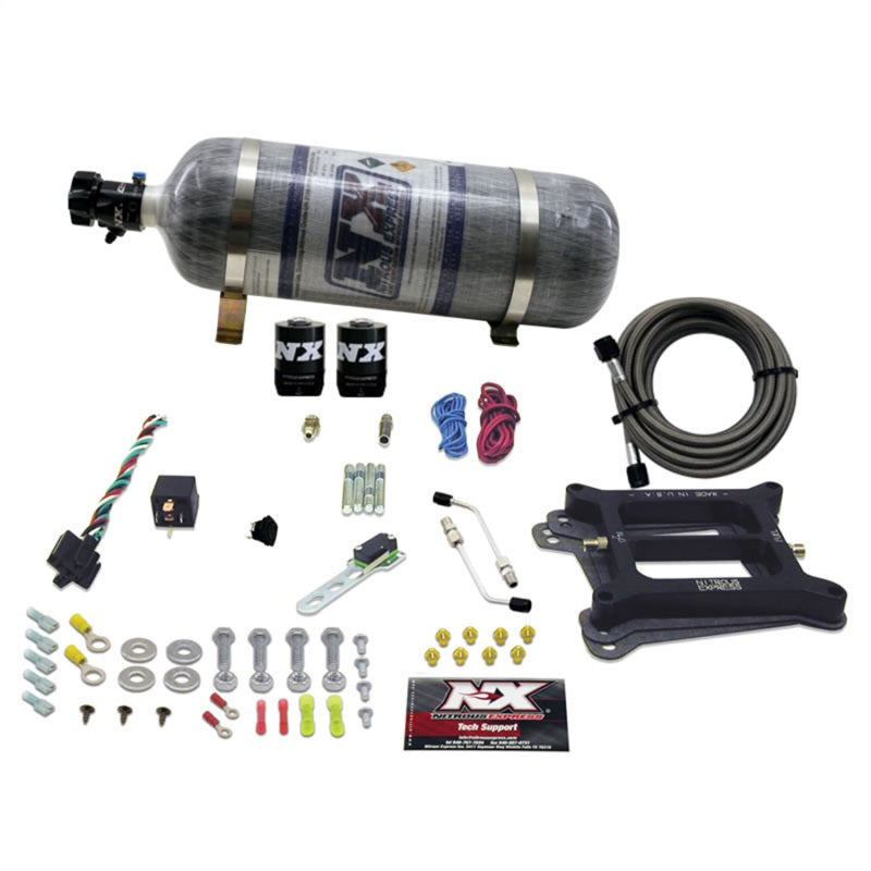 Nitrous Express 4150 4-BBL/Gasoline Nitrous Kit (100-500HP) w/Composite Bottle, product view 1