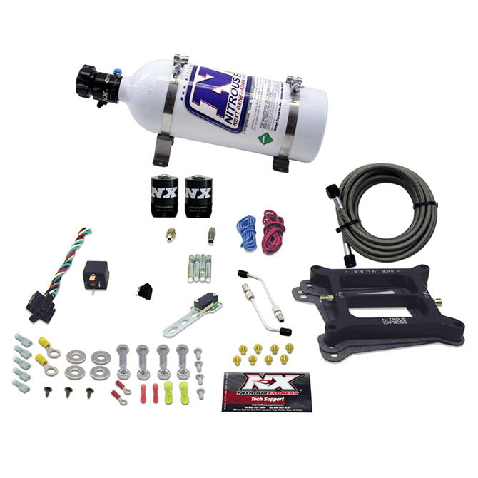 Nitrous Express 4150 4-BBL/Alcohol Nitrous Kit (100-500HP) w/5lb Bottle, product view 5