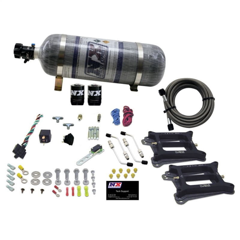 Nitrous Express Dual 4150/Alcohol Nitrous Kit (100-500HP) w/Composite Bottle, product view 1