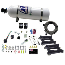 Load image into Gallery viewer, Nitrous Express Dual 4150/Alcohol Nitrous Kit (100-500HP) w/15lb Bottle, product view 5