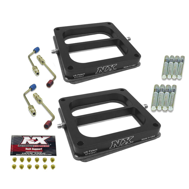Nitrous Express Dual Dominator Pro-Power Nitrous Plate, product view 3