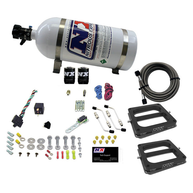 Nitrous Express Dual Dom/Alc Nitrous Kit (100-500HP) w/10lb Bottle, product view 5