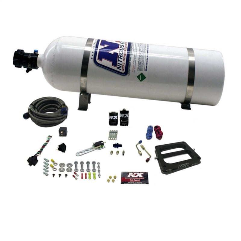 Nitrous Express Dom/Gasoline (RNC) Nitrous Kit w/15lb Bottle, product view 2