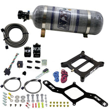 Load image into Gallery viewer, Nitrous Express 4150 RNC Conventional Nitrous Plate Kit w/.375in Solenoid w/12lb Bottle, product view 5