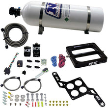 Load image into Gallery viewer, Nitrous Express 4500 RNC Conventional Nitrous Plate Kit w/.375in Solenoid w/15lb Bottle, product view 1