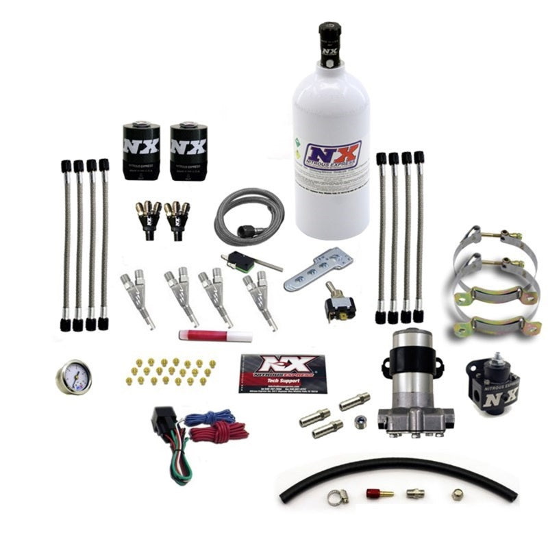 Nitrous Express 4 Cyl Vortec Nitrous Kit (Pro-Mod) w/2.5lb Bottle, product view 3