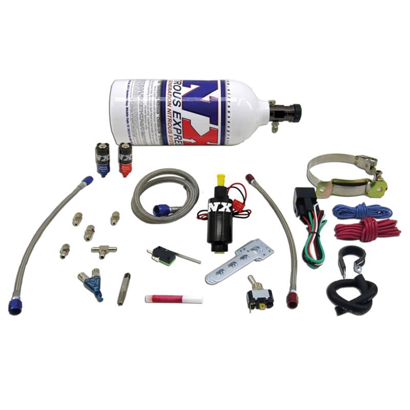 Nitrous Express Single Cyl Piranha Nitrous Kit w/2.5lb Bottle, product view 2