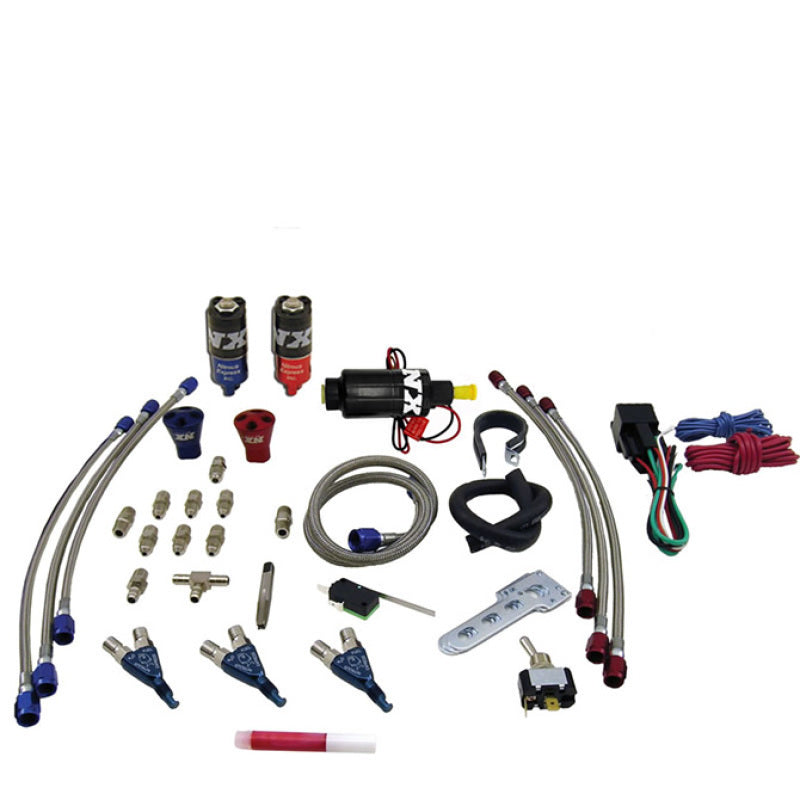 Nitrous Express Three Cyl Piranha Nitrous Kit w/o Bottle, product view 2