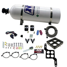 Load image into Gallery viewer, Nitrous Express Dominator Billet Crossbar Pro-Power Nitrous Kit (100-500HP) w/15lb Bottle, product view 2