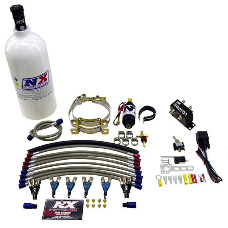 Nitrous Express 4 Cyl Proton Nitrous Kit w/2.5lb Bottle, product view 3