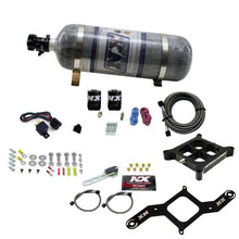 Load image into Gallery viewer, Nitrous Express 4150 Single Entry Billet Crossbar Nitrous Plate Kit (50-300HP) w/Composite Bottle, product view 3