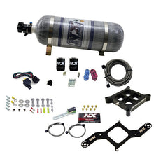 Load image into Gallery viewer, Nitrous Express 4150 Single Entry Billet Crossbar Nitrous Plate Kit (50-300HP) w/Composite Bottle, product view 5