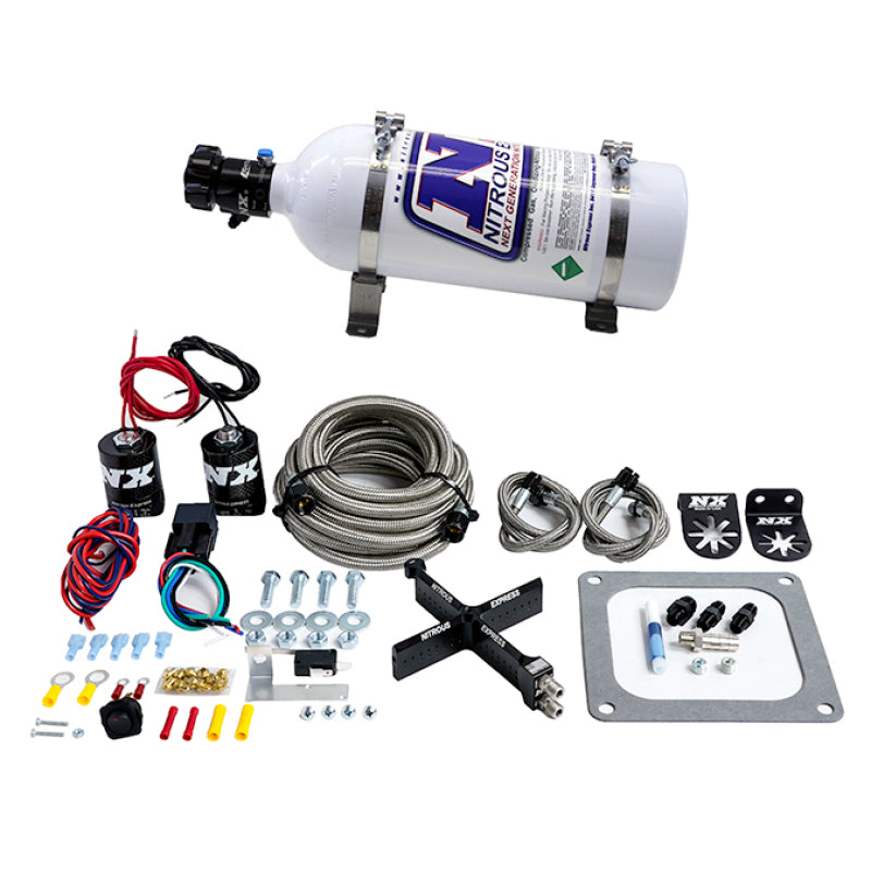 Nitrous Express 4500 Covert Crossbar Plate System Stage 6 50-300HP (5lb Bottle), product view 1