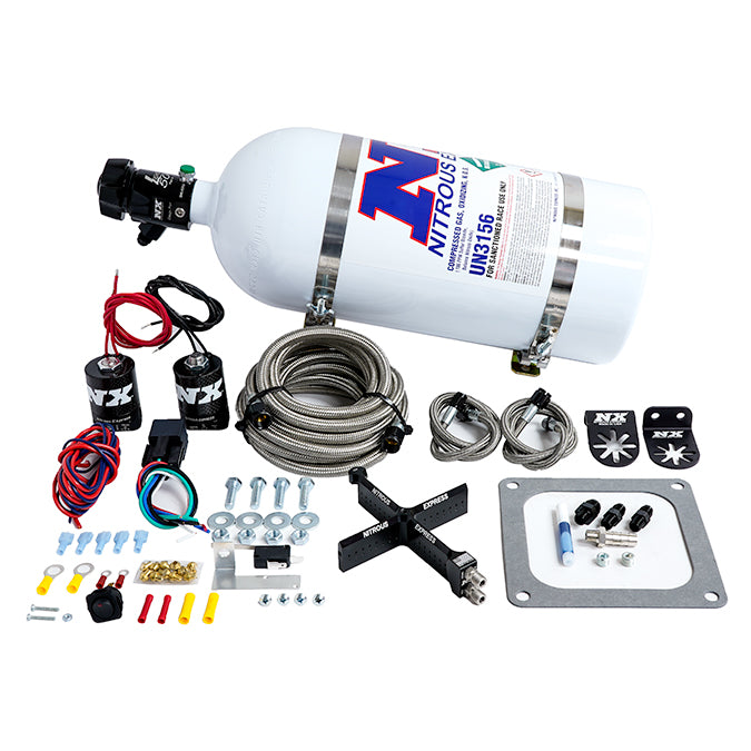 Nitrous Express 4500 Covert Crossbar Plate System Stage 6 50-300HP (10lb Bottle), product view 3