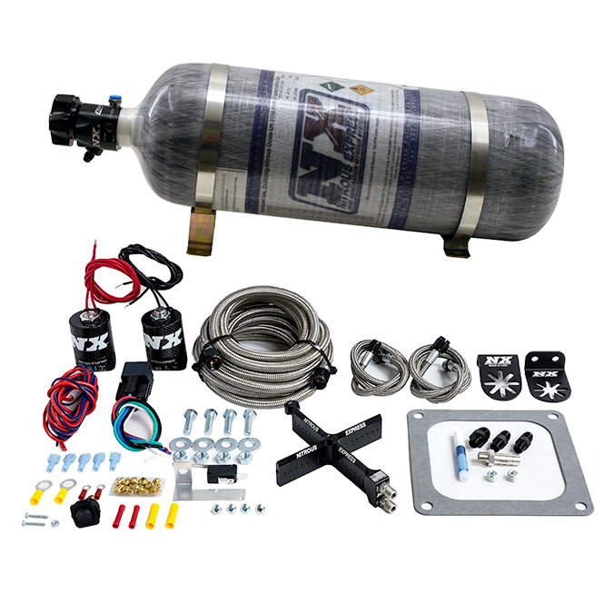 Nitrous Express 4500 Covert Crossbar Plate System Stage 6 50-300HP (12lb Bottle), product view 3