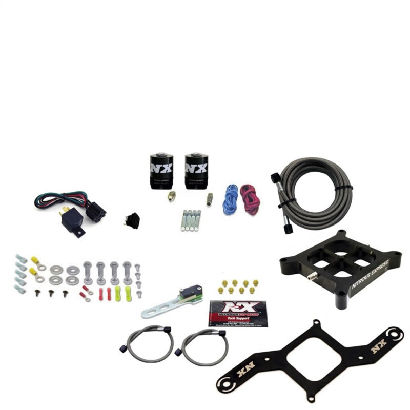 Nitrous Express 4150 Single Entry Crossbar Nitrous Plate Kit Pro-Power (100-500HP) w/o Bottle, product view 2