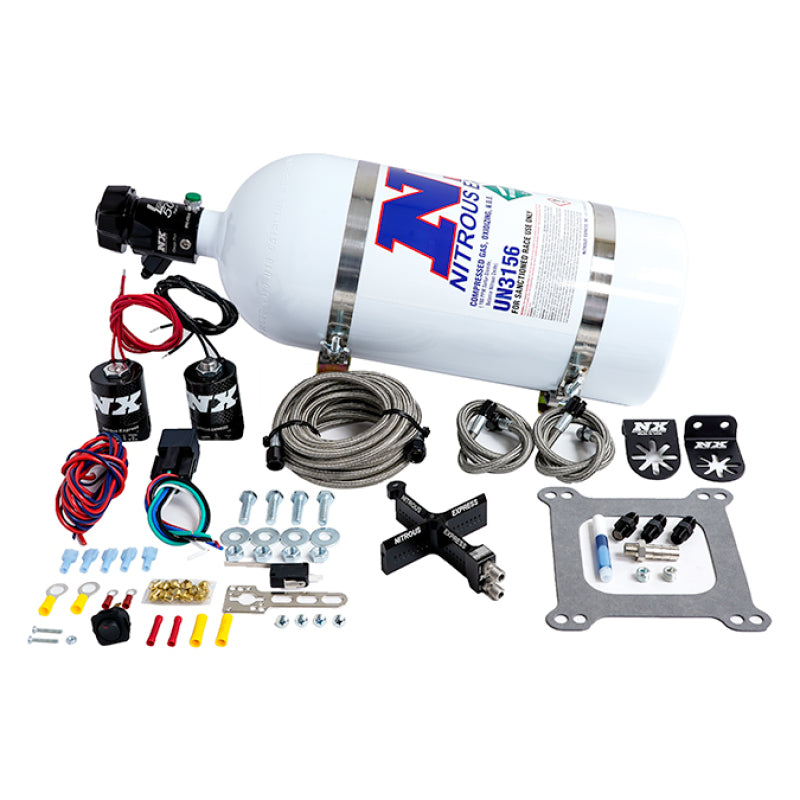 Nitrous Express 4150 Covert Crossbar Plate System Pro Power 100-500HP (10lb Bottle), product view 1