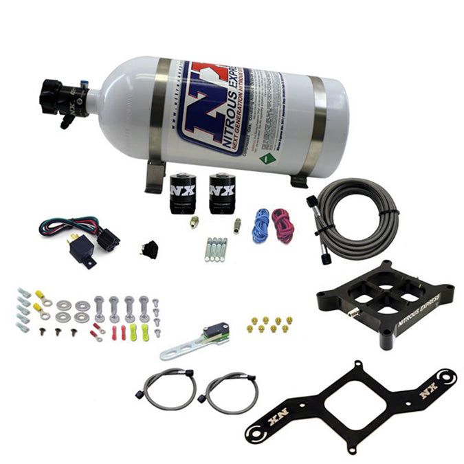 Nitrous Express 4500 Covert Crossbar Plate System Pro Power 100-500HP (10lb Bottle), product view 3