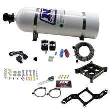 Load image into Gallery viewer, Nitrous Express 4150 Single Entry Crossbar Plate RNC Nitrous Kit (250-750HP) w/15lb Bottle, product view 1