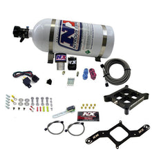 Load image into Gallery viewer, Nitrous Express Single Entry Crossbar RNC .178 4500 Flange Nitrous Kit (250-650HP) w/10lb Bottle, product view 3