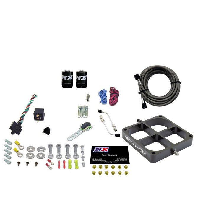 Nitrous Express Single Entry Crossbar 8500 Based Throttle Body Nitrous Kit w/No Bottle, product view 5