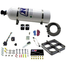 Load image into Gallery viewer, Nitrous Express Single Entry Crossbar 8500 Based Throttle Body Nitrous Kit w/15lb Bottle, product view 2