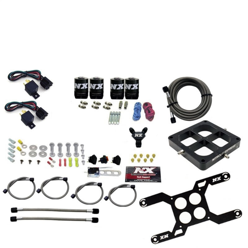 Nitrous Express Dominator Dual Stage Billit Crossbar Nitrous Kit (50-300 & 100-500HP) w/o Bottle, product view 1