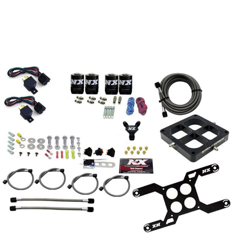 Nitrous Express Dominator Dual Stage Billit Crossbar Nitrous Kit (50-300 & 100-500HP) w/o Bottle, product view 2