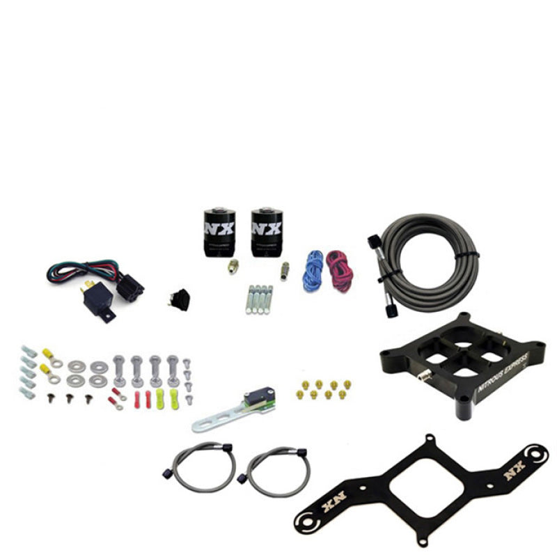 Nitrous Express Dry Dual Stage Billet Crossbar Plate System 100-1000hp (4150 Flange) w/o Bottle, product view 1