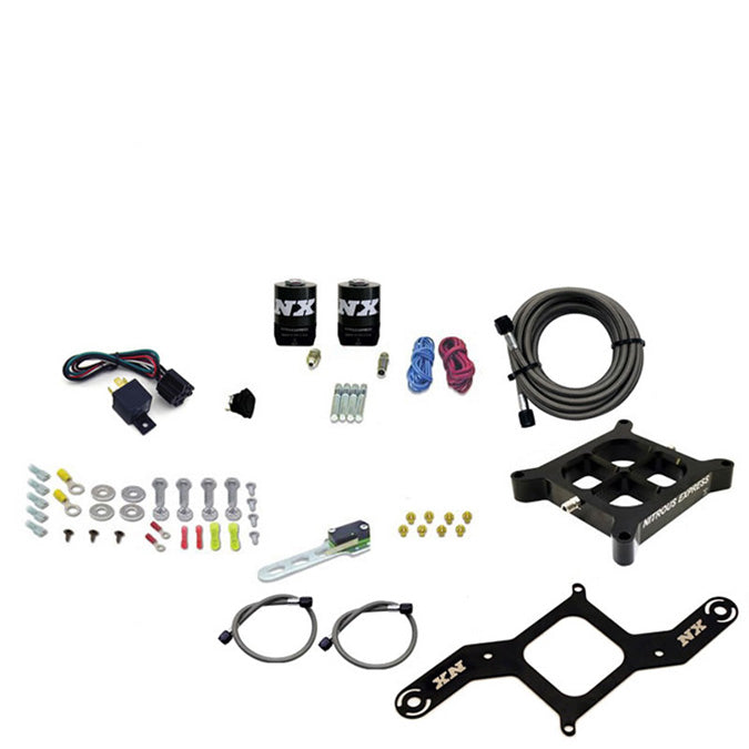 Nitrous Express Dry Dual Stage Billet Crossbar Plate System 100-1000hp (4150 Flange) w/o Bottle, product view 3