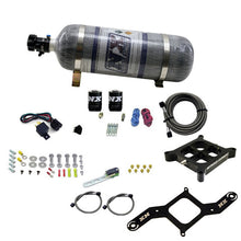 Load image into Gallery viewer, Nitrous Express Dry Dual Stage Billet Crossbar Plate System 100-1000hp (4150Flange) w/12lb Bottle, product view 3