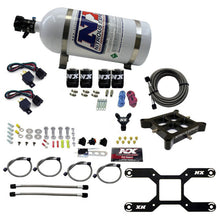 Load image into Gallery viewer, Nitrous Express Dry Quad Stage Billet Crossbar Plate System 100-2000hp (4150 Flange) w/10lb Bottle, product view 1