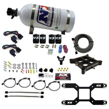 Load image into Gallery viewer, Nitrous Express Dry Quad Stage Billet Crossbar Plate System 100-2000hp (4150 Flange) w/10lb Bottle, product view 3