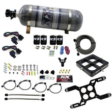 Load image into Gallery viewer, Nitrous Express Dry Quad Stage Billet Crossbar Plate System 100-2000hp (4500Flange) w/12lb Bottle, product view 1