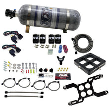 Load image into Gallery viewer, Nitrous Express Dry Quad Stage Billet Crossbar Plate System 100-2000hp (4500Flange) w/12lb Bottle, product view 3