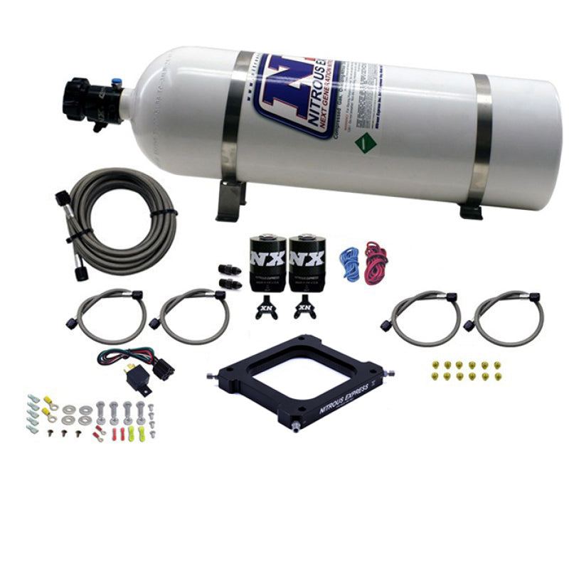 Nitrous Express 4500 Assassin Plate System Pro Power Alcohol 100-500HP (15lb Bottle), product view 1