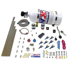 Load image into Gallery viewer, Nitrous Express V8AN Gasoline EFI Nitrous Kit (100-500HP) w/15lb Bottle, product view 1