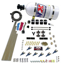 Load image into Gallery viewer, Nitrous Express 8 Cyl Piranha Direct Port 4 Solenoids Nitrous Kit (200-500HP EFI Jets) w/10lb Bottle, product view 2