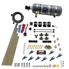 Load image into Gallery viewer, Nitrous Express 8 Cyl Piranha Direct Port 4 Solenoids Nitrous Kit (200-500HP EFI Jets) w/12lb Bottle, product view 1