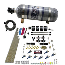 Load image into Gallery viewer, Nitrous Express 8 Cyl Piranha Direct Port 4 Solenoids Nitrous Kit (200-500HP) w/12lb Bottle, product view 5