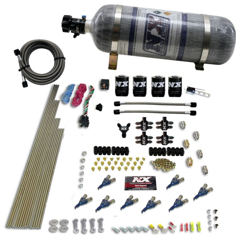 Nitrous Express 8 Cyl Alcohol Nitrous Kit (250-550HP) w/Composite Bottle, product view 3