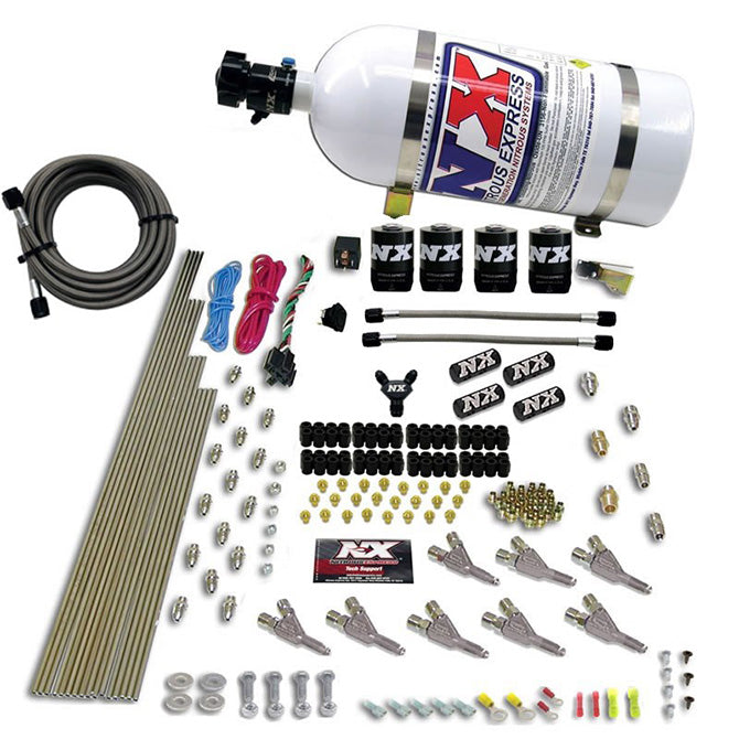 Nitrous Express 8 Cyl EFI SSV Nozzle Nitrous Kit w/10lb Bottle, product view 2